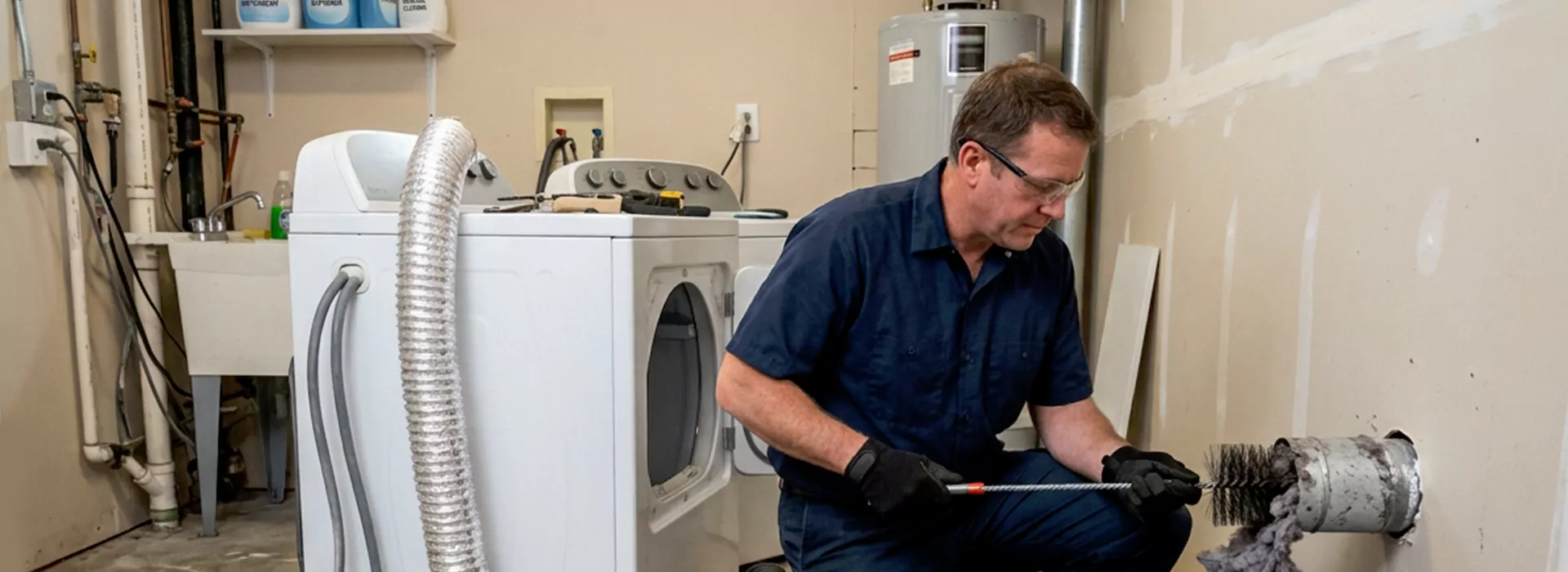 Clogged Dryer Vent Repair in Leander, Texas