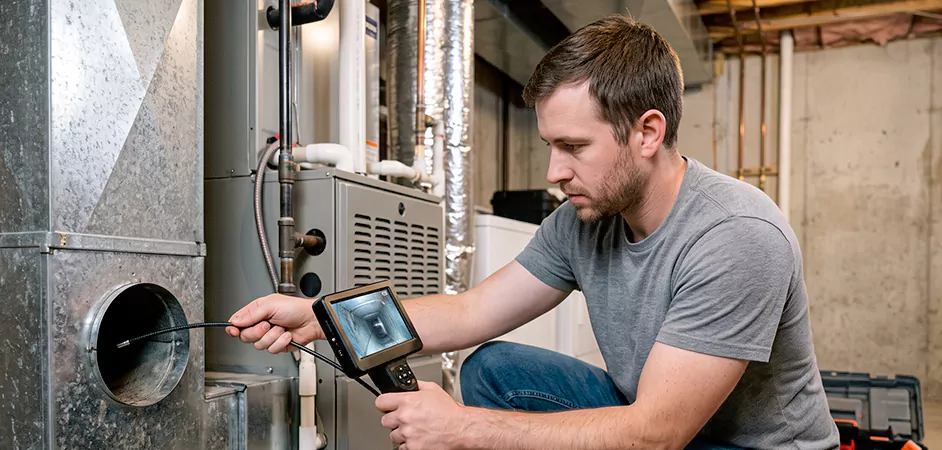 Air Duct Camera Inspection in Leander, TX