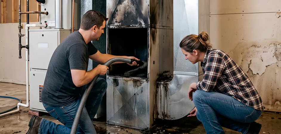 Fire and Flood Duct Restoration in Leander, TX