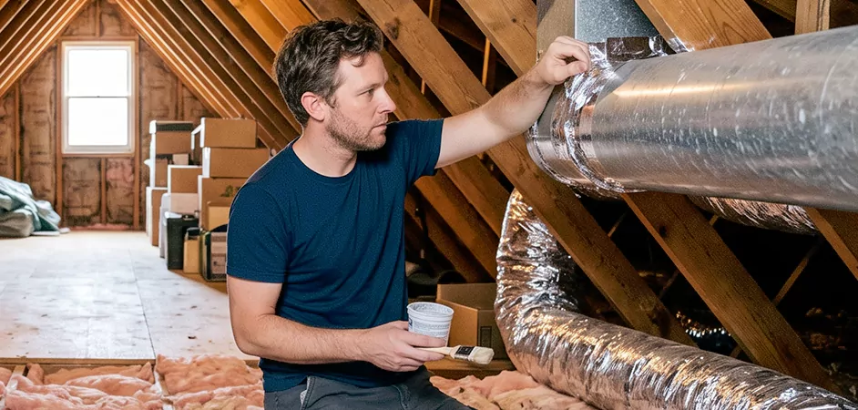 Duct Board Leak Repair in Leander