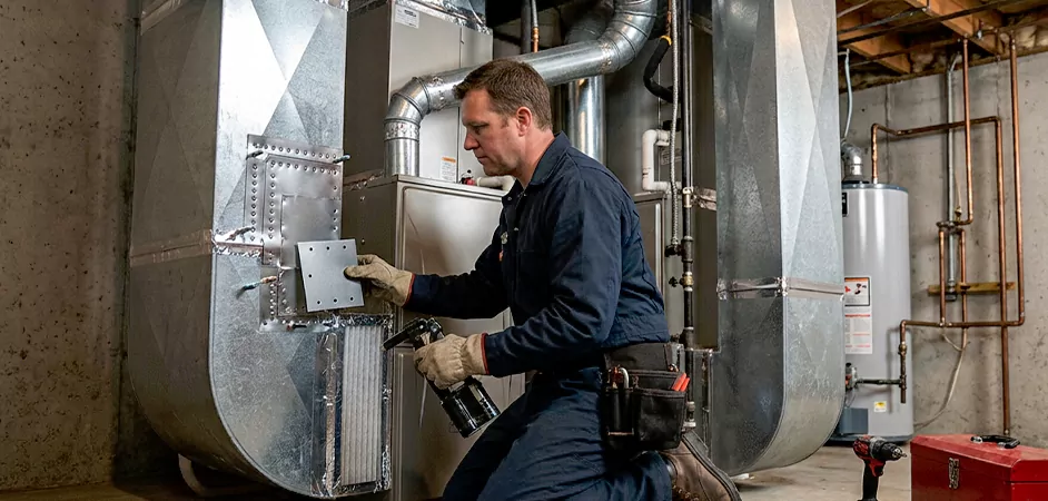 Supply and Return Plenum Repair in Leander