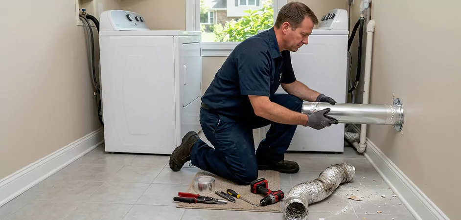 Dryer Vent Replacement in Leander