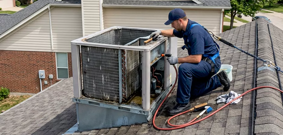 Rooftop Unit Cleaning in Leander