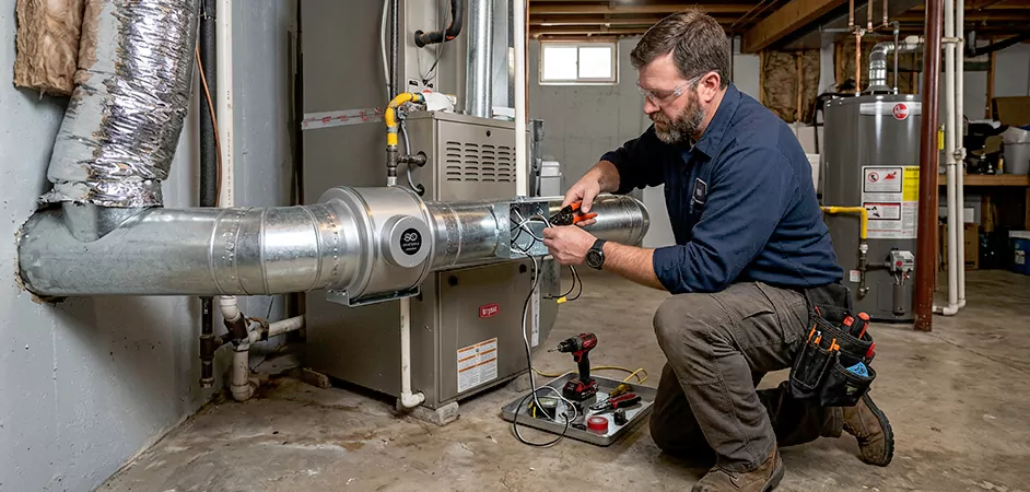 Booster Fan Installation in Leander
