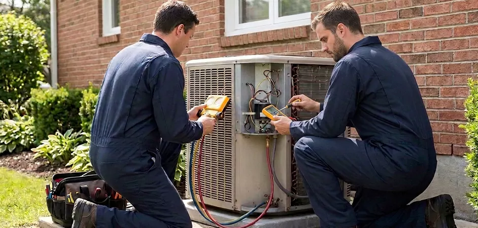 Heat Pump Inspection in Leander