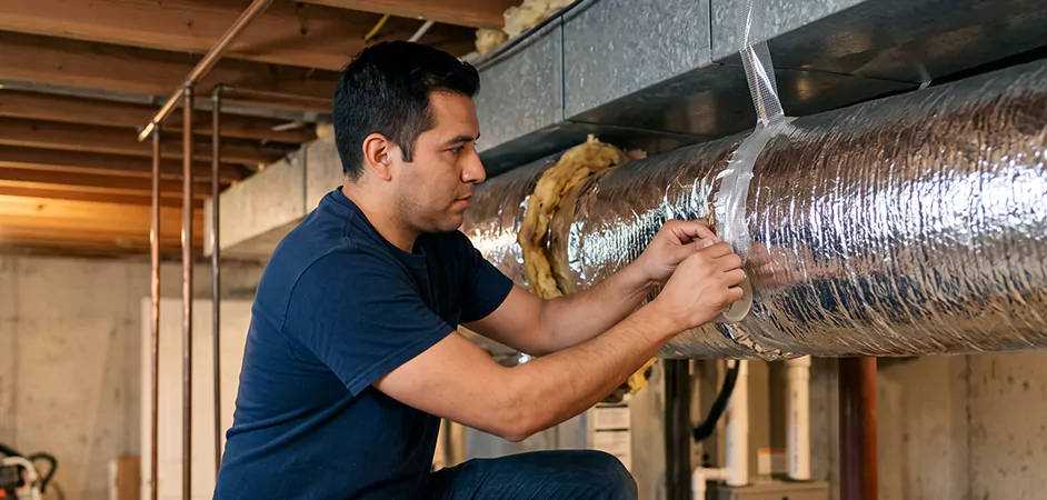 Duct Insulation Upgrade in Leander